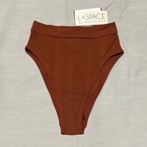 NWT L*SPACE Frenchi Tobacoo Swimwear Bottom